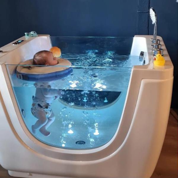 Buy cheap Air Massage Newborn Baby SPA Bathtub With Stand Freestanding 1.1m from wholesalers