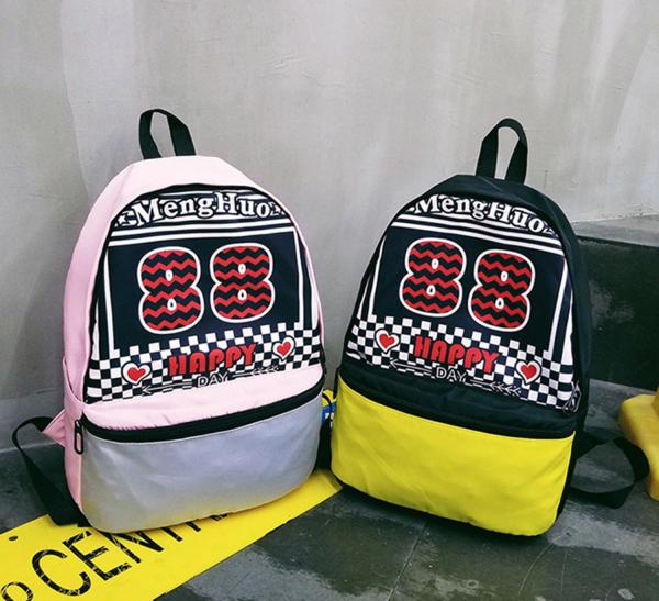 Buy cheap New nylon letter printed backpack fashion trend in summer in Europe and America from wholesalers