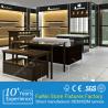 Buy cheap Wholesale custom floor wood bag display rack lesther display showcase for bag and shoes from wholesalers