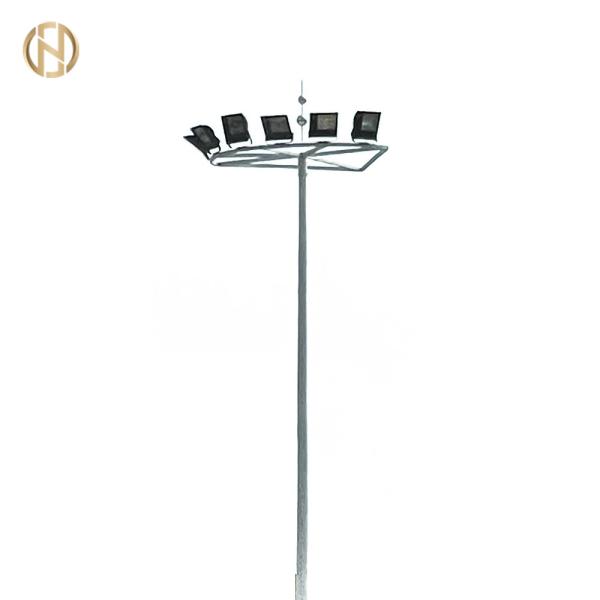Buy cheap 35M Hot Dip Galvanized High Mast Lighting Poles With Led Lights from wholesalers