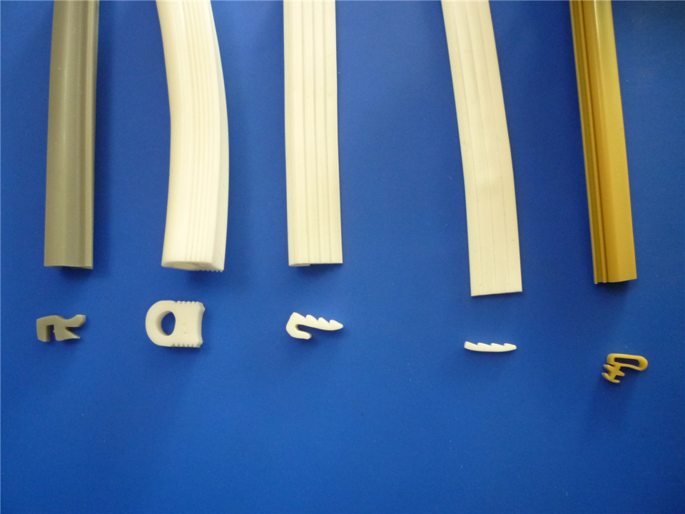 Garage Door Weather Seal Silicone Seal Strip Corona Resistance , 0.5mm-120mm