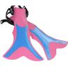 Buy cheap Adjustable Mermaid Tail Fin Flipper For Youth Children's Diving Training from wholesalers