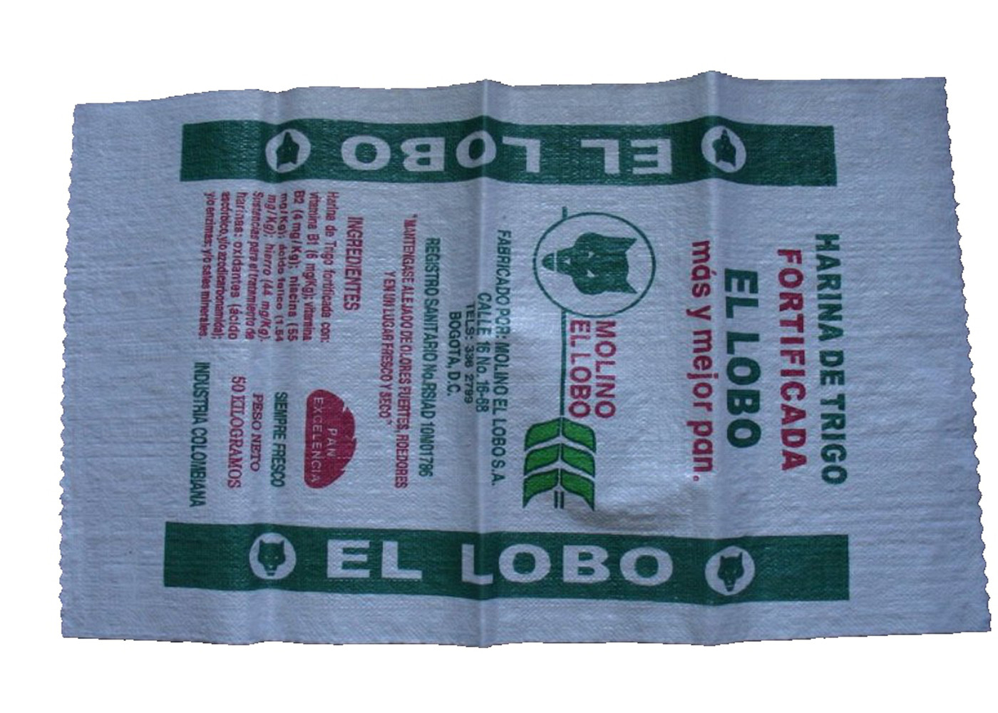 100% virgin PP Woven Sack Bags With LOGO printing poly woven bags Non - Staining