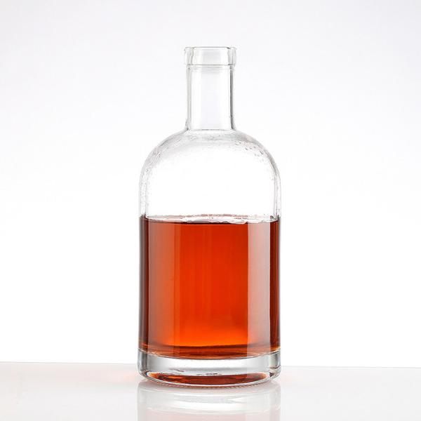 Buy cheap Customized 500ml Cylinder Shape Tequila Wine Bottle For Home Bar Upgrades from wholesalers