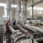110-450mm Threelayers Plastic Pipe Machine Manufacturers PE Pipe Production Line