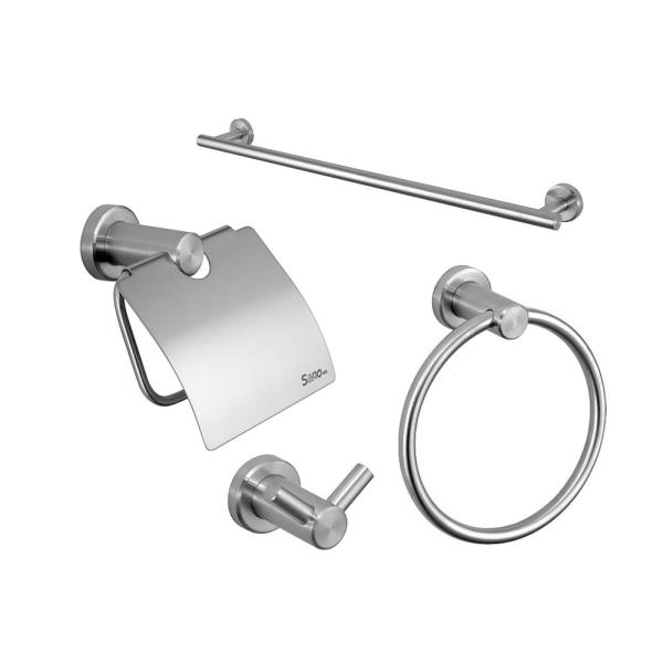 Buy cheap 4 Piece Stainless Steel Bathroom Hardware Sets Luxury Rust - Proof from wholesalers