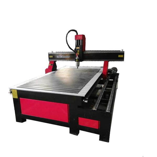 Buy cheap OEM 4 Axis Wood CNC Router Machine 4X8 Feet Size With Rotary from wholesalers