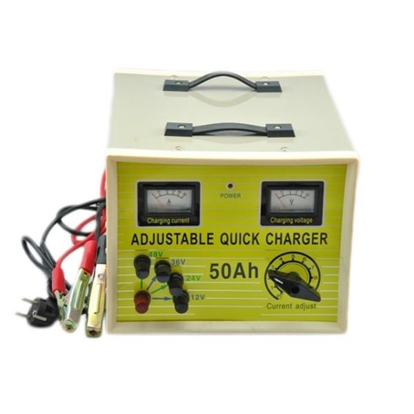 AC 110V 220V DC 12V 100Ah 24V AGM Battery Charger Lead Acid 50A 36V 48V Battery