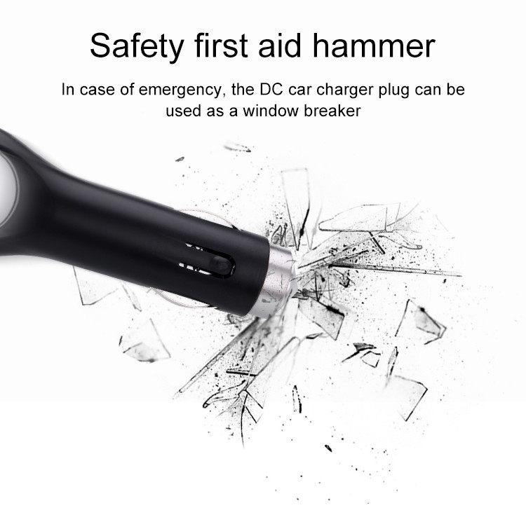 USB Charger 5V 2.1A 100ml Car Air Purifier With Hammer