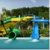 Buy cheap Environmental Friendly Spiral Water Slide Playground Equipment 8m Height from wholesalers
