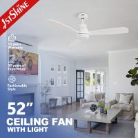 Buy cheap Home Office 1stshine Solid Wood Blade Ceiling Fan with AC Energy Saving and LED product