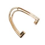 Buy cheap Light Gold Metal Bag Handles DIY Handbag Hardware 6.4cm from wholesalers