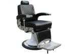 Comfortable Leather Vintage Barber Chair Foldable With Reclines 45 Degrees