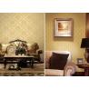 Buy cheap Brown Concise Damask Vinyl Removable Wallpaper Home Decoration Wall Covering from wholesalers