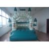 Buy cheap Commercial Castle Type Green Inflatable Jumping Castle 5 x 4 m PVC Tarpaulin from wholesalers