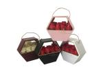 Colorful Cardboard Flower Boxes , Lid And Case Box Matt / Glossy Lamination