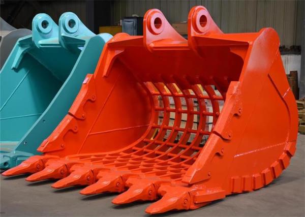 Buy cheap Heavy Equipment Parts Skeleton Sieve Bucket Excavator Sifting Bucket from wholesalers