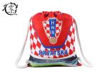 Hrvatska Rope Athletic Printed Drawstring Backpack Promotional Sport Gym