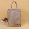 Buy cheap Foldable Square Jute Tote Bags With Heat Transfer Printing Color Optional from wholesalers