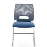 Modern Design Porosity Fixed Armrest Conference Reception Chair for Home Office