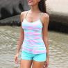 Buy cheap High Quality Girls Gradient Colorful 2 Piece Swimsuit Tankini Beach Wear Womens Swim Wear from wholesalers