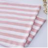Buy cheap Wear Resistant Cotton T Shirt Fabric Lightweight Striped Plain Texture 140g from wholesalers