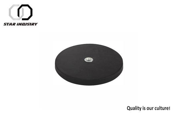 Buy cheap Rubber Coated Magnet Diameter D66 , D88 rubber covered Magnets for light stand from wholesalers