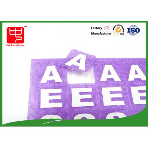 Buy cheap Reusable Die Cut Alphabet Letters , self adhesive dots With Printing Words from wholesalers