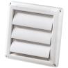 Buy cheap Deflecto Gravity Plastic Air Vents / Louvered Dryer Vent Cover 6 Inches Brown Hood from wholesalers