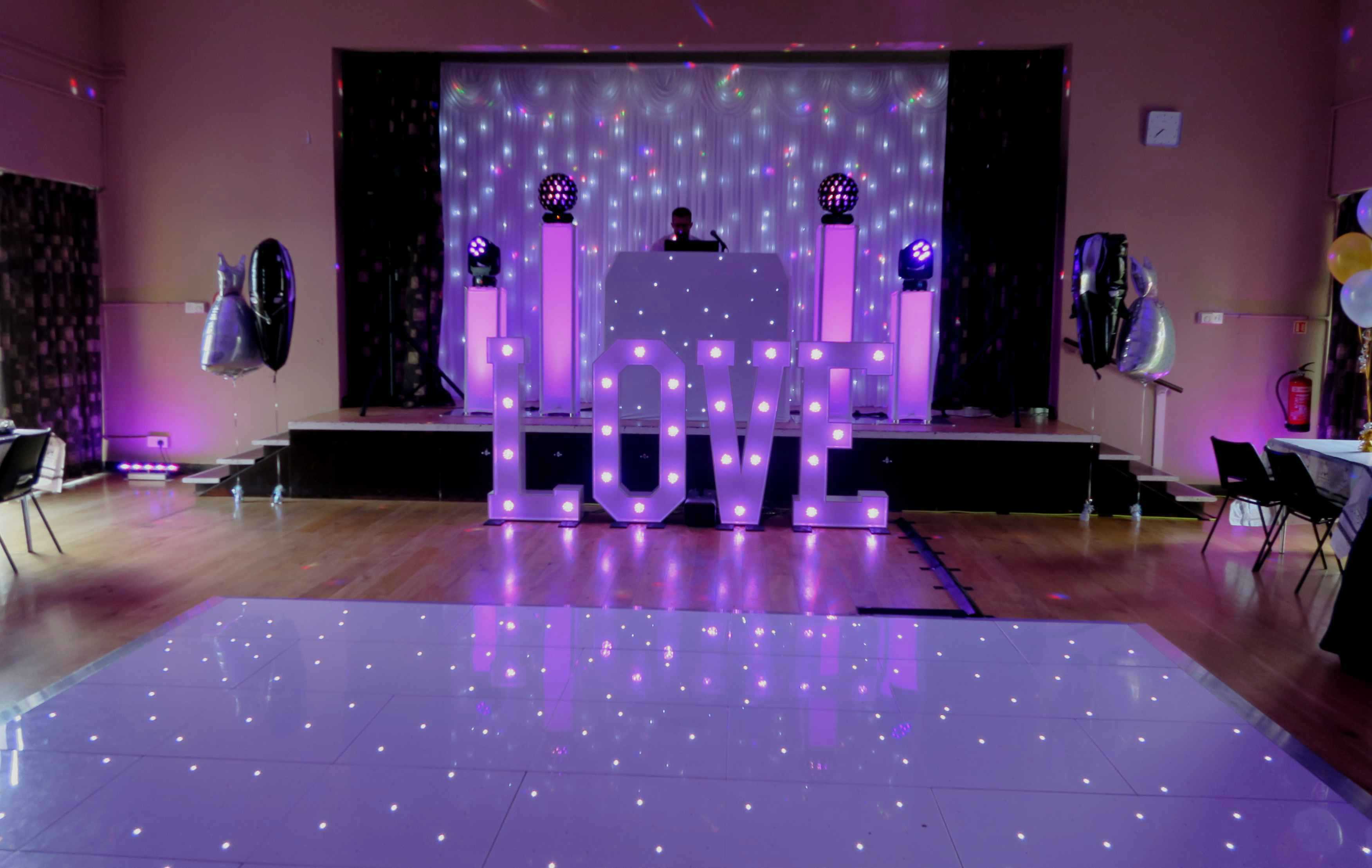 High Quality Event Acrylic Starlit Dance Floor for Wedding Party Disco