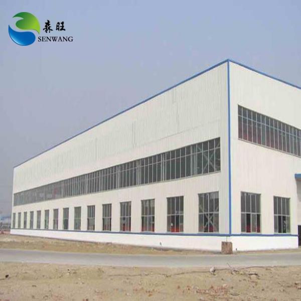 Hot Dip Galvanizing Carbon Steel Structural Building with Steel Truss and Steel