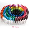Buy cheap Wooden Rainbow Dominoes Building Blocks 120Pcs For Children Educational from wholesalers