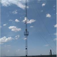 Buy cheap 15 - 80m Height Galvanized 3 Legged Tubular Steel Tower For Telecommunication product