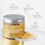 210g 24K Gold Exfoliating Sugar Body Scrub OEM Skin Care Products GMPC Approval