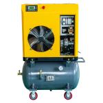 0.5m3/Min Electric 4kw Belt Driven Oil Injected Screw Compressor Low Noise