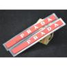 Buy cheap Clear OEKO-TEX Embossed Sew On PVC Patches Iron On Jean Patches from wholesalers
