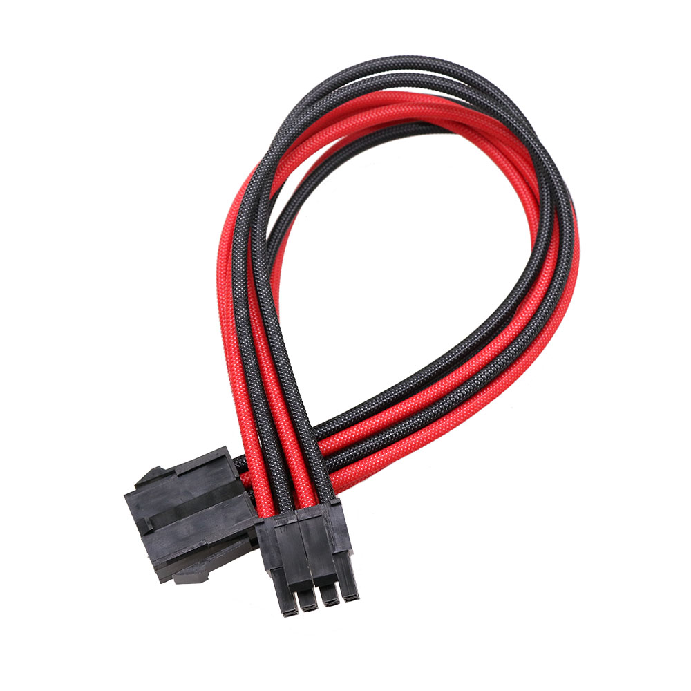 6+2pin Male Graphics Card Power Supply extension Cable 18AWG 30cm