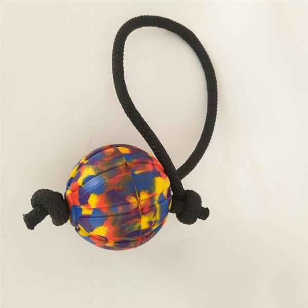Buy cheap Portable Rope EVA Floating Dog Ball Toy Bite Resistant Training Frisbee from wholesalers