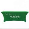 Buy cheap 250G Polyester Pop Up Trade Show Table Throw Table Cover Cloth With Logo ODM from wholesalers