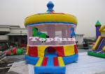 Commercial Inflatable Carousel Jumping Castle / Circus House , Resell
