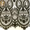 Buy cheap Customized Black 3D Beaded Lace Mesh Crystal Embroidery Tulle Fabric from wholesalers