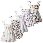 Children's Dress Clothing New Printing Summer Girls' Suspender Dress