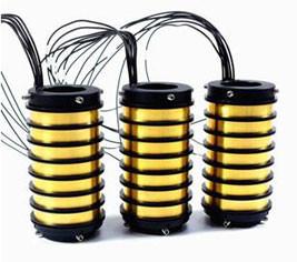 Buy cheap 500Million Rotation Longlife Slip Ring 5000RPM 38mm Through Hole 16 Circuits Braiding Machine from wholesalers