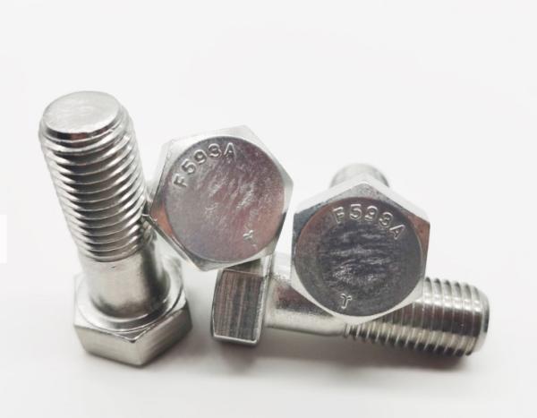 Buy cheap Astm F593c F593b F593a F593d Stainless Steel Hex Head Bolts Abrasion Resistance from wholesalers