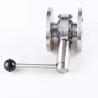 Buy cheap Sanitary Stainless Steel 304 316 Pull Rod Flange Butterfly Valve for Food Processing from wholesalers
