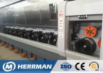 Double Wires Copper Rod Breakdown Machine Annealing Servo Motor Driving