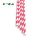 Fast Food Biodegradable Paper Straw Straight Tube Kraft Paper