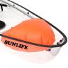 Buy cheap Sit On Top Clear Bottom Boat , 21kg Ocean River Kayak With Seat / Paddle from wholesalers