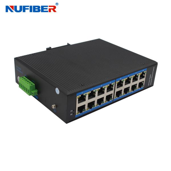 Buy cheap 1000Base-T Outdoor Unmanaged Industrial Ethernet Switch 16x10/100/1000M UTP Port from wholesalers