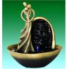 Buy cheap Golden Color Decorative Table Top Water Fountains In Dancer Shape from wholesalers